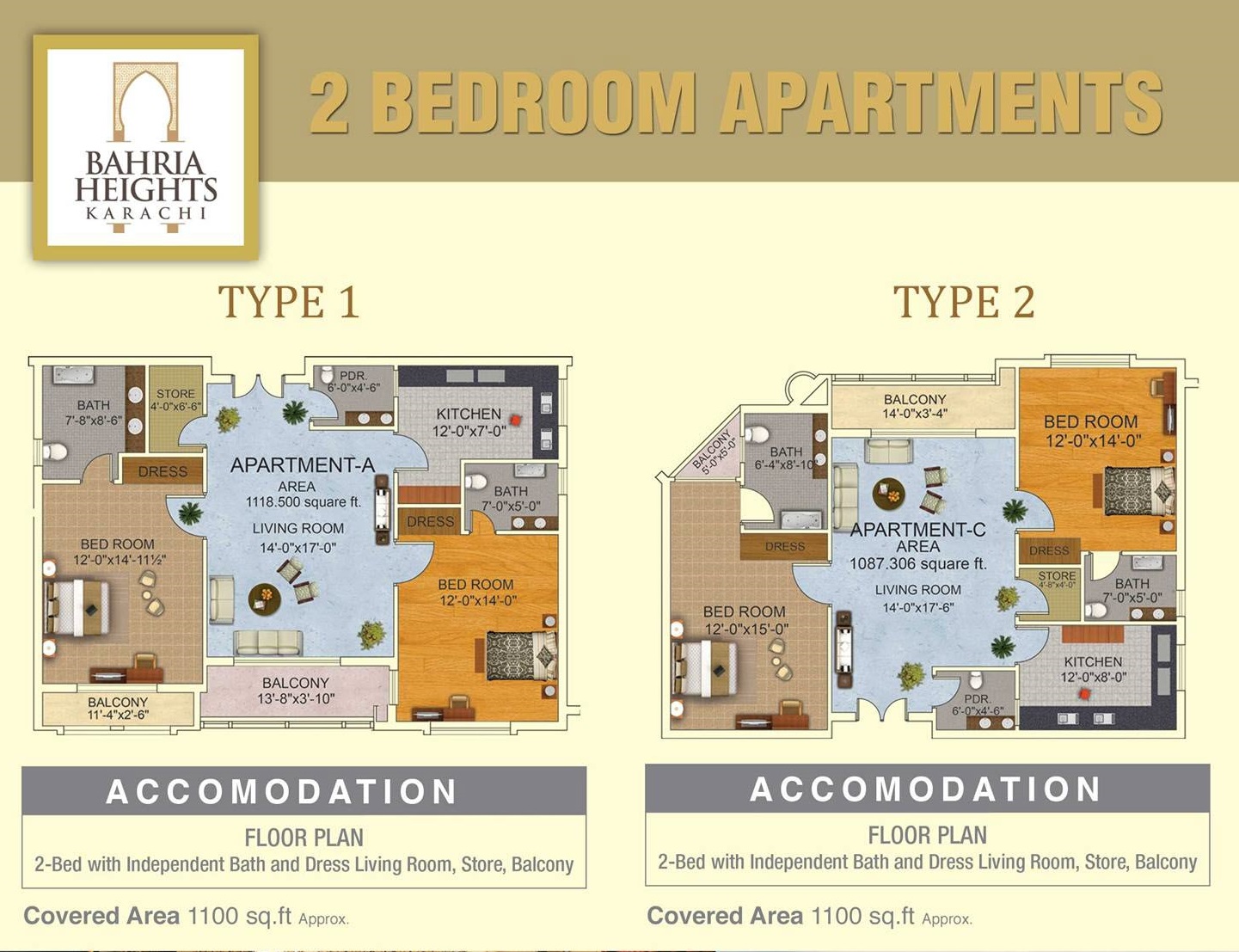 Floor Plan Of 2 Bedroom Bahria Heights Bahria Town Karachi Property 365 Floor Plan Of 2 Bedroom Bahria Heights Bahria Town Karachi Property 365
