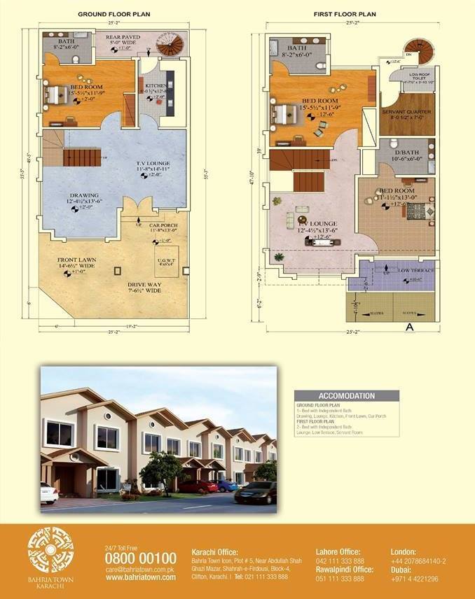 Floor Plan Of 125 Square Yards Bahria Homes Bahria Town Karachi Property 365 Floor Plan Of 125 Square Yards Bahria Homes Bahria Town Karachi Property 365